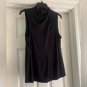 Elegant Black Sleeveless Top by Elie Tahari